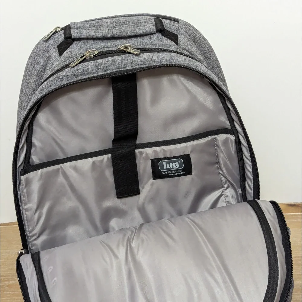 LUG Porter Wheelie Rolling Bag Travel Overnight Laptop Pockets New Old Stock